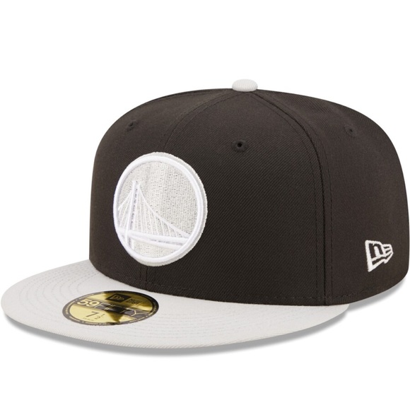 Men's New Era Golden State Warriors Two-Tone Fitted Hat NWT (SZ 7 3/4) - Picture 1 of 7